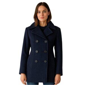 Monterey Club Vintage US Navy Wool Double Breasted Pea Coat